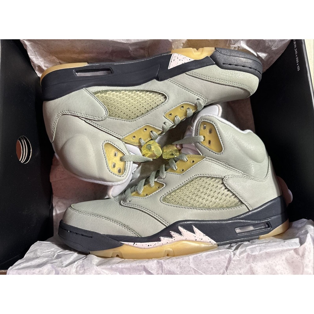 Nike Air Jordan 5 Retro Shoes Jade Horizon Desert Sand DC7501-300 Men's NEW 10